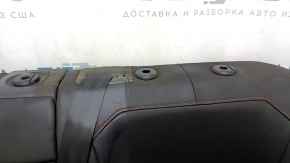 Задний ряд сидений 2 ряд левое VW Tiguan 22-24 кожа черная, перфорация, с ремнем, под химчистку, в копоти, примято