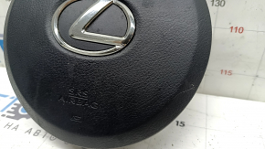Подушка безопасности airbag в руль водительская Lexus CT200h 11-13 черная, царапины