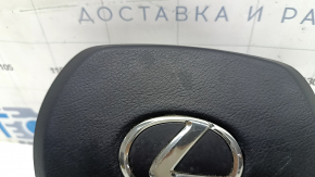 Подушка безопасности airbag в руль водительская Lexus CT200h 11-13 черная, царапины
