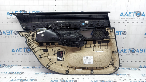 Placa de ornamente usi spate dreapta BMW 7 G12 16-22 fara perdea, piele neagra, retroiluminata, Harman Kardon, lovituri, zgarieturi