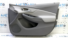 Placă ornament ușă față dreapta Chevrolet Volt 16 - gri, inserție gri, cotiera piele gri, cu buton central de blocare, cu comandă geam, uzată