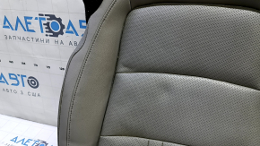 Обшивка водительского сиденья нижняя часть Honda Accord 18-22 кожа серая, с подогревом, вентиляция, потерто, под химчистку