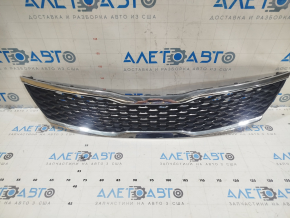 Решетка радиатора grill Kia Optima 16-18 мелкие соты