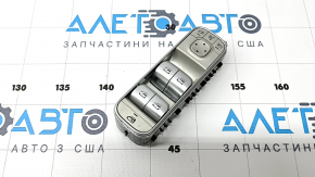 Управление стеклоподъемником передним левым Mercedes W167 GLE 350 450 20-26 хром с автоскладыванием зеркал, потерто