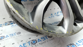 Диск колесный R17 x 7J ET 48.5 Mercedes C-class W205 15-18 тип 2 бордюрка, облезла краска