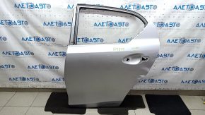 Дверь голая задняя левая Lexus CT200h 11-17 серебро 1J4, погнута, примята