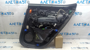 Ornamente ușă spate stânga Polestar 2 21-25 negru, plastic, cotiera din material textil, inserție din material textil negru, zgârieturi