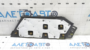 Накладка центральной консоли боковая левая Chevrolet Volt 16- задняя, серая, сломано крепление