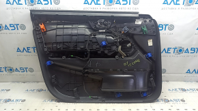 Placă uși față dreapta Polestar 2 21-25 negru, plastic, cotiera din material textil negru, inserție din material textil negru, pentru curățare, zgârieturi
