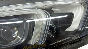 Far dreapta față complet Mercedes W167 GLE 350 450 20-23 LED cu garnitură, nisip