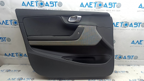 Ornamente ușă față stânga Polestar 2 21-25 negru, plastic, cotiera din material textil negru, inserție din material textil negru, zgârieturi, crăpături