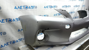 Bara față nefinisată Lexus CT200h 11-13 prerest, argintiu 1J4, crăpături, uzură, zgârieturi, elemente de fixare rupte, fabricată