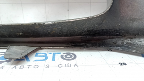 Bara față nefinisată Lexus CT200h 11-13 prerest, argintiu 1J4, crăpături, uzură, zgârieturi, elemente de fixare rupte, fabricată