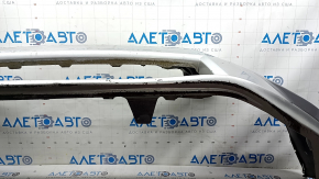 Bara față nefinisată Lexus CT200h 11-13 prerest, argintiu 1J4, crăpături, uzură, zgârieturi, elemente de fixare rupte, fabricată
