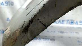 Bara față nefinisată Lexus CT200h 11-13 prerest, argintiu 1J4, crăpături, uzură, zgârieturi, elemente de fixare rupte, fabricată
