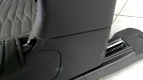 Сидение 2 ряда правое Ford Explorer 20-25 ткань черная под 6 мест, механическое, царапины на пластике, под чистку