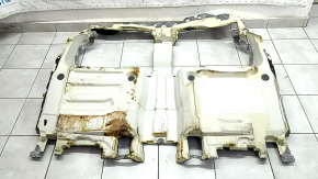 Покрытие пола заднее Mercedes W167 GLE 350 450 20-23 черное, нет части, под чистку