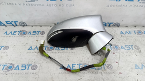 Зеркало боковое правое в сборе Lexus CT200h 11-13 7 пинов, поворотник, серебро 1J4, царапины, надломана фишка