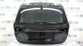 Дверь багажника голая со стеклом Mercedes W167 GLE 350 450 20-26 тонировка, черный 040, вмятины