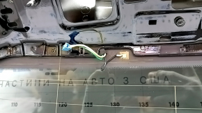 Дверь багажника голая со стеклом Mercedes W167 GLE 350 450 20-26 тонировка, черный 040, вмятины