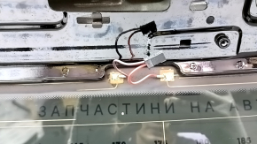 Дверь багажника голая со стеклом Mercedes W167 GLE 350 450 20-26 тонировка, черный 040, вмятины
