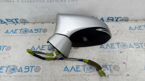Зеркало боковое левое в сборе Lexus CT200h 11-13 7 пинов, поворотник, серебро 1J4, царапины