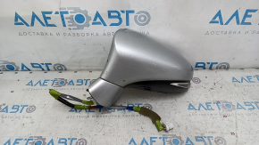 Зеркало боковое левое в сборе Lexus CT200h 11-13 7 пинов, поворотник, серебро 1J4, царапины
