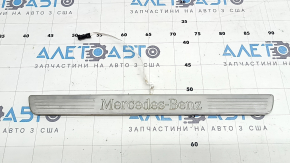 Prag exterior față stânga Mercedes W167 GLE 350 450 20-24 cromat cu iluminare din spate, zgârieturi, îndoituri