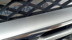 Решетка радиатора в сборе grill Mercedes W167 GLE 350 450 20-23 под радар, с эмблемой, песок