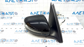 Зеркало боковое правое в сборе Mercedes W167 GLE 350 450 20-23 8+8 поворотник, подогрев, BSM, посветка, черное