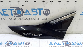 Bandă aripă stângă Chevrolet Volt 16 - negru lucios + crom, uzată