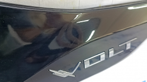 Молдинг крыла правый Chevrolet Volt 16- черн глянец+хром, потерт