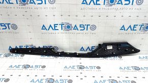 Накладка центральной консоли боковая левая Mercedes W167 GLE 350 450 20-23 кожа черная