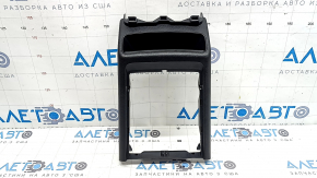 Накладка центральной консоли задняя Mercedes W167 GLE 350 450 20-23 нижняя, черная, с карманом, царапины