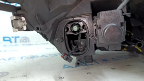 Фара передняя левая в сборе VW Tiguan 22-24 LED поплавлен корпус, в копоти, без модуля ДХО