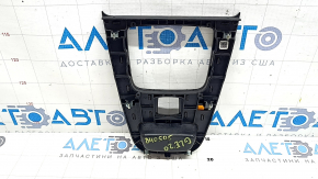 Накладка центральной консоли Mercedes W167 GLE 350 450 20-26 черный глянец, царапины