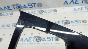 Накладка центральной консоли Mercedes W167 GLE 350 450 20-26 черный глянец, царапины