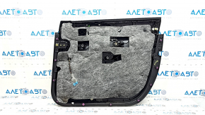 Ornamente ușă față stânga Mercedes W167 GLE 350 450 20-24 piele neagră, cu iluminare din spate, cotiera piele neagră, inserție din lemn, Burmester, cu mâner, zgârieturi