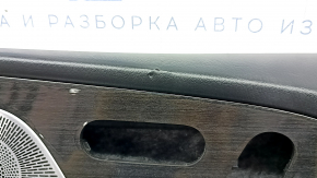 Ornamente ușă față dreapta Mercedes W167 GLE 350 450 20-24 piele neagră, cu iluminare din spate, cotiera piele neagră, inserție din lemn, Burmester, cu mâner, zgârieturi