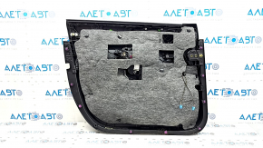 Ornamente ușă față dreapta Mercedes W167 GLE 350 450 20-24 piele neagră, cu iluminare din spate, cotiera piele neagră, inserție din lemn, Burmester, cu mâner, zgârieturi