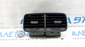 Дефлектор воздуховода центральной консоли Mercedes W167 GLE 350 450 20-26 черный, надлом, трещины, полез хром