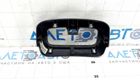 Накладка центральной консоли задняя Mercedes W167 GLE 350 450 20-23 верхняя, кожа черная