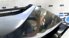 Решетка радиатора grill в сборе Honda CRV 17-19 со значком, под радар круиз, песок