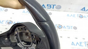 Руль голый Mercedes W167 GLE 350 450 20-23 кожа черная без подогрева, царапины, надрыв, вмятина