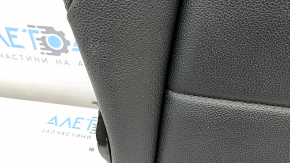 Spătar scaun spate dreapta, rândul 2, Mercedes W167 GLE 350 450 20-24, piele neagră, perforată, pentru curățare