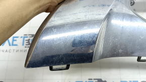 Накладка губы переднего бампера Mercedes W167 GLE 350 450 20-23 хром, сломано крепление, полез хлом, песок