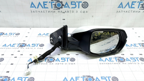 Зеркало боковое правое в сборе Honda CRV 17-22 9 пинов, поворотник, BSM, подогрев, белое
