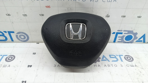 Подушка безопасности airbag в руль водительская Honda Insight 19-22 черная, царапины