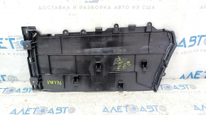 Накладка центральной консоли боковая правая задняя Honda Insight 19-22 без консоли, черная, царапины