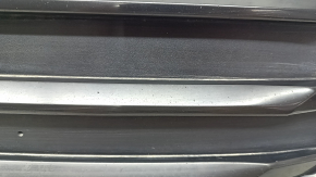 Решетка радиатора grill Honda Insight 19-22 голая, черный глянец, песок, царапины